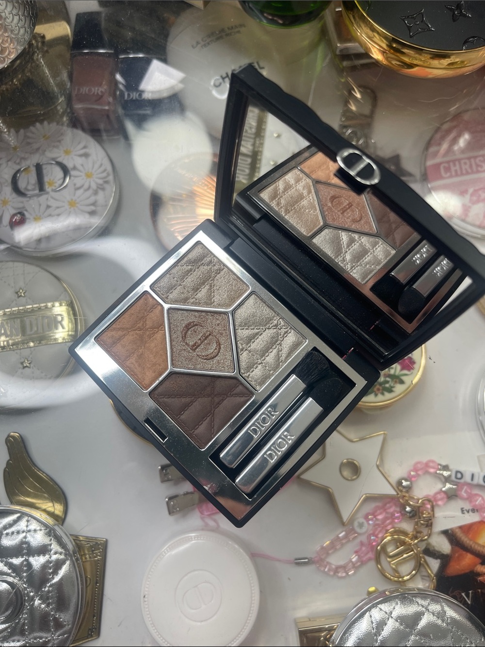 Dior 5 couleurs brown brocart limited edition eyeshadow palette